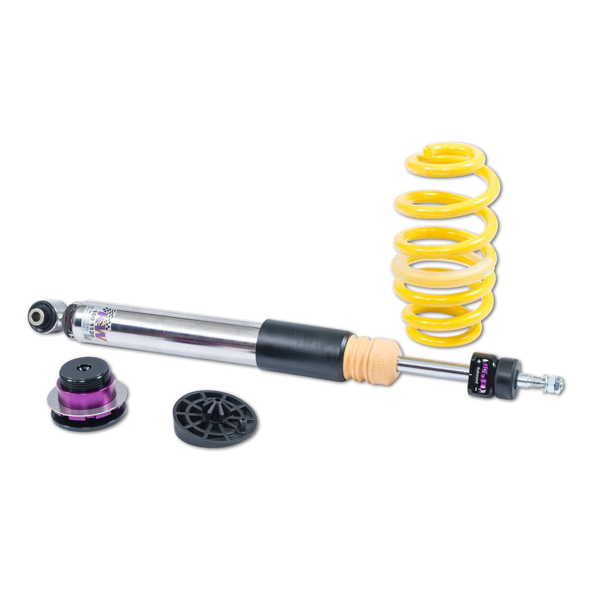 KW V3 Coilover Kit Bundle - Audi A4, S4 (B9) Sedan; A5 Coupe; Quattro; with electronic damping control