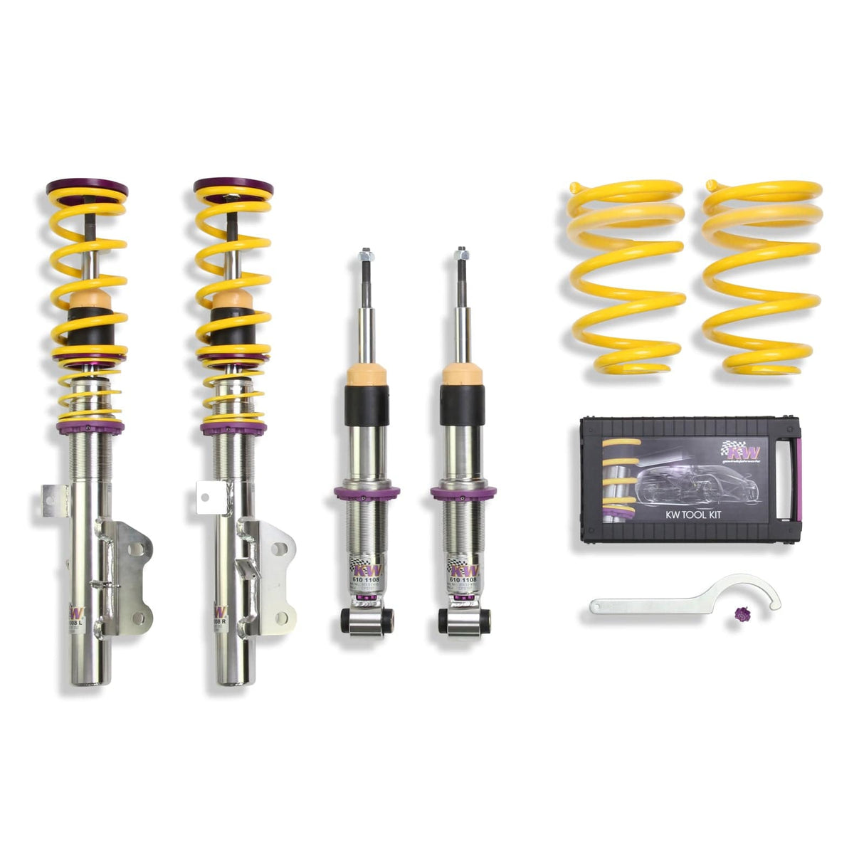 KW Suspensions KW V3 Coilover Kit - Chevrolet Camaro V6,V8; Coupe, Convetible excl. ZL1(all)