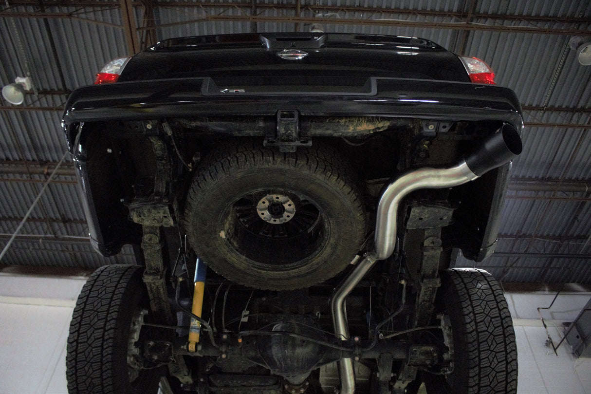 Mishimoto Nissan Titan XD Filter Back Exhaust, 2016+ Black