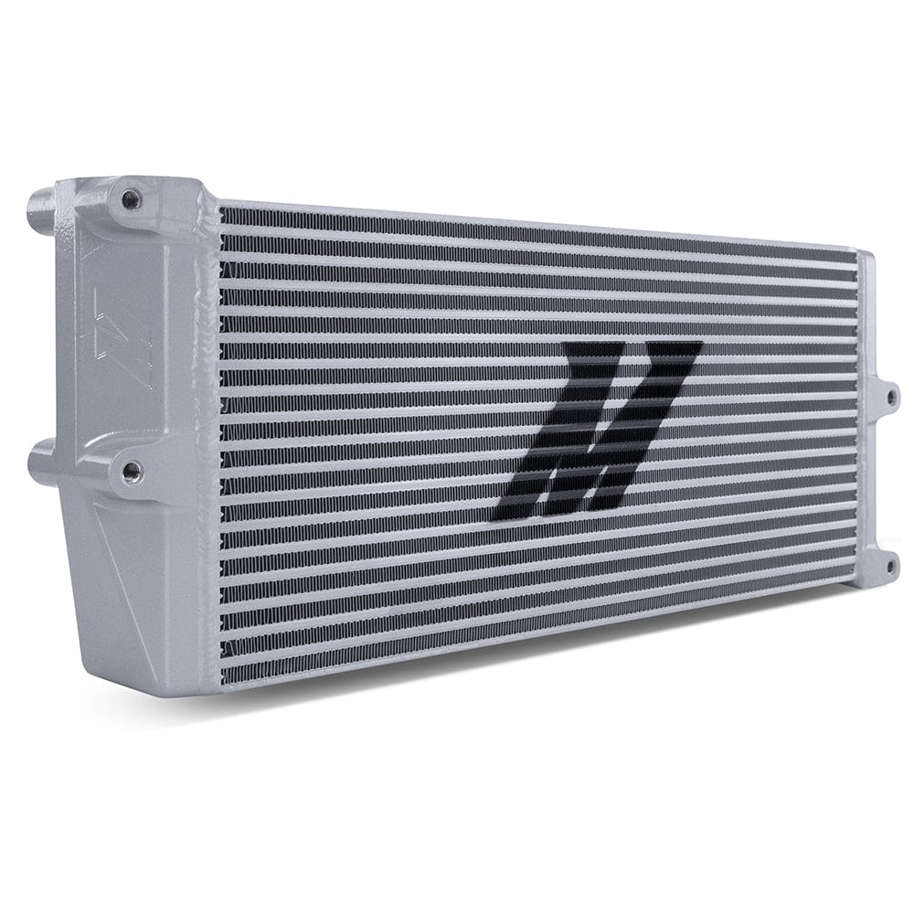 Mishimoto Universal Heavy-Duty Bar-and-Plate Oil Cooler, 17in Core, Opposite-Side Outlets