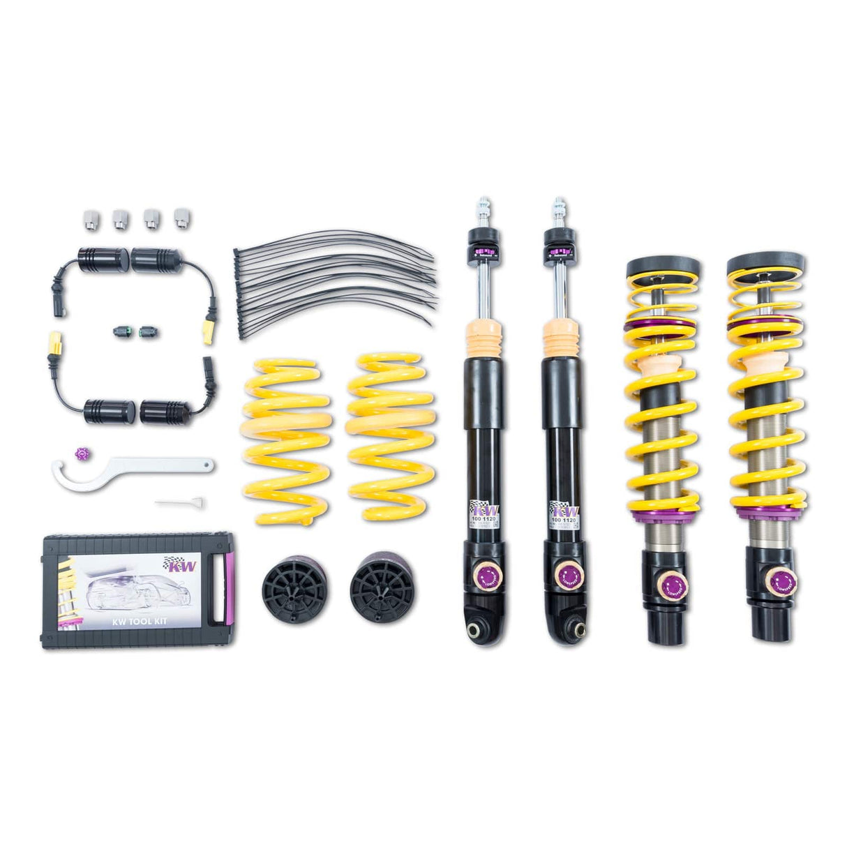 KW Suspensions KW V4 Coilover Kit Bundle - Audi RS5 (B9): with DRC