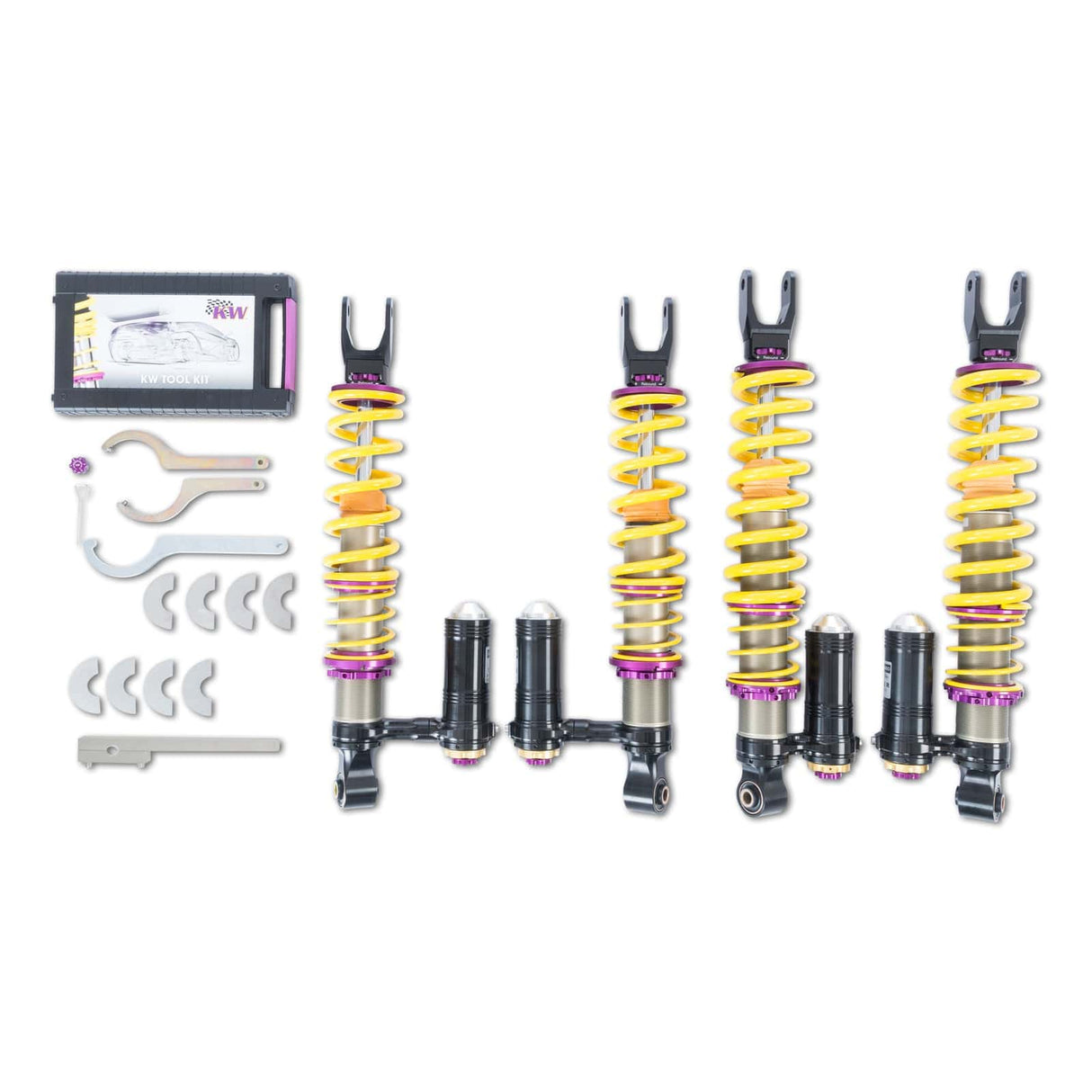 KW Suspensions KW V4 Coilover Kit - Lamborghini Aventador; without electronic dampers