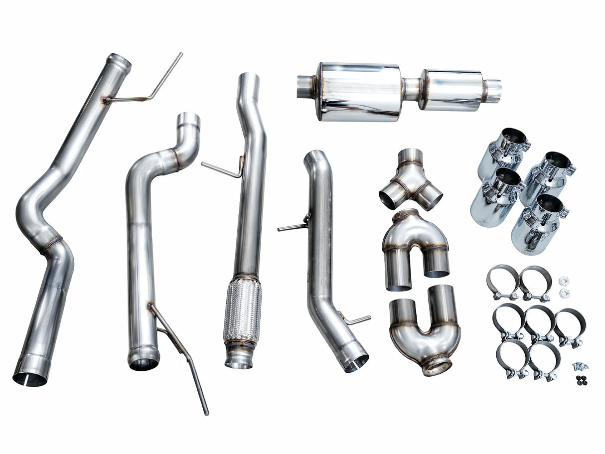 AWE 0FG Exhaust Suite for the 5.3L 2021+ Tahoe/Suburban/Yukon/Yukon X