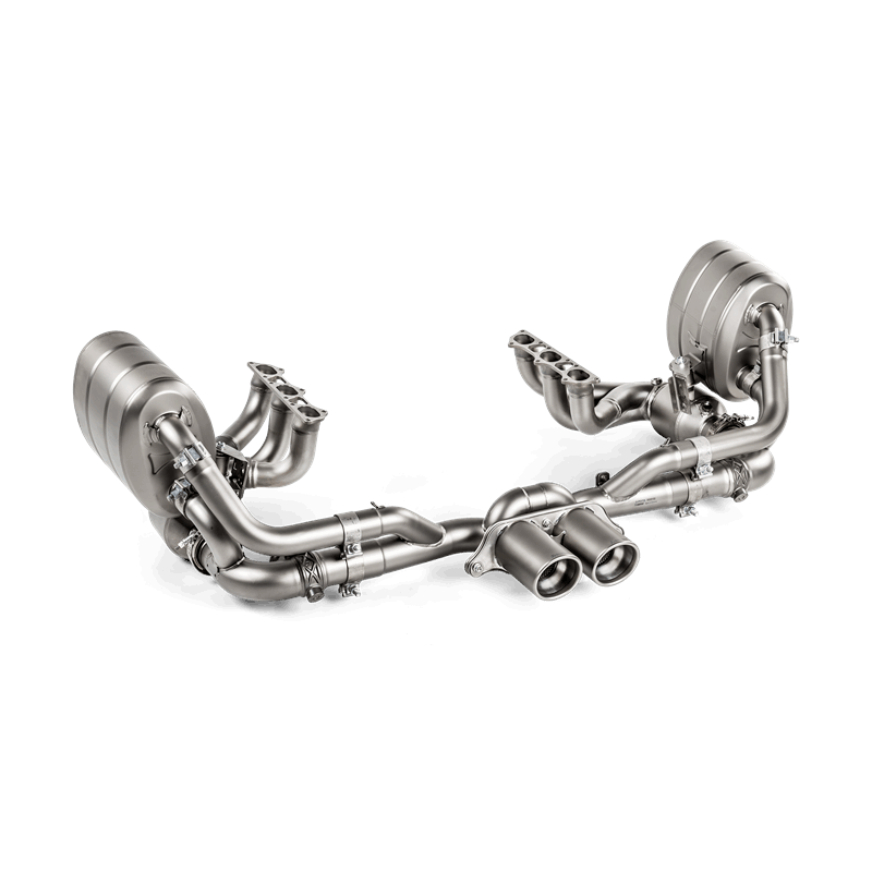 Akrapovic Porsche 911 GT3 (991.2) Slip-On Race Line (Titanium) w/Header/Tail Pipes