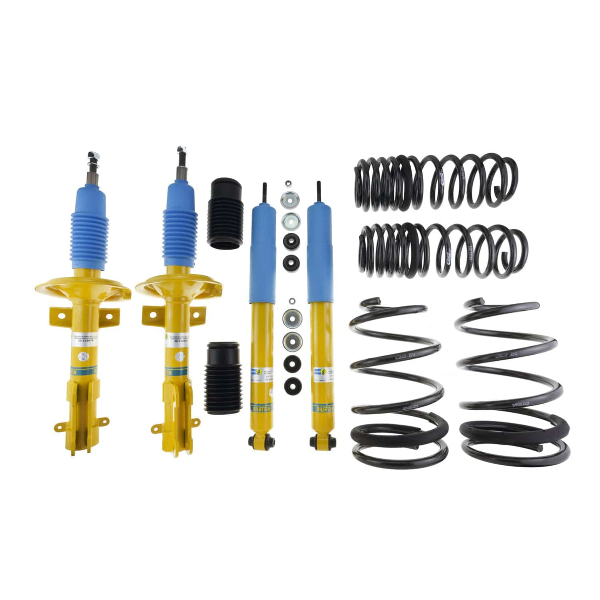 Bilstein B12 (Pro-Kit) 12-14 Ford Mustang Shelby GT500 V8 Front & Rear Complete Suspension Kit (NLA)