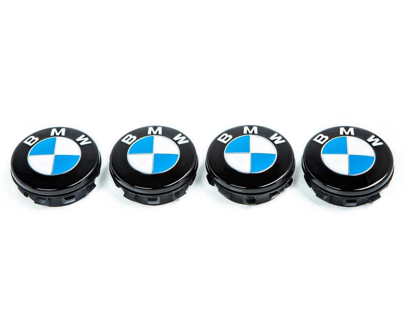 IND Gloss Black Floating Wheel Center Cap Set - 68mm