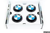IND Gloss Black Floating Wheel Center Cap Set - 68mm