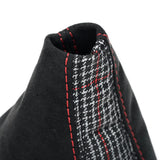 BFI MK8 GTI Manual Shift Boot - Tartain Fabric Inlay - Alcantara