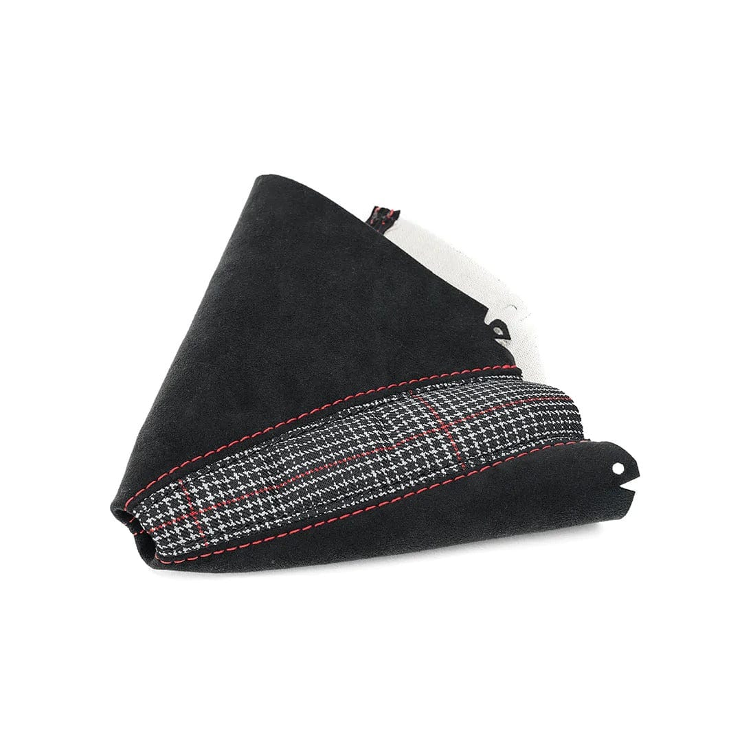 BFI MK8 GTI Manual Shift Boot - Tartain Fabric Inlay - Alcantara