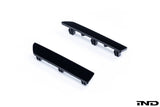 IND Painted Rear Reflector Set (Gloss Black) - BMW G87 M2