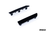 IND Painted Rear Reflector Set (Gloss Black) - BMW G87 M2