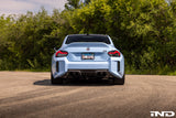 IND Painted Rear Reflector Set (Gloss Black) - BMW G87 M2