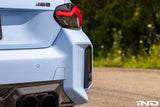 IND Painted Rear Reflector Set (Gloss Black) - BMW / G87 / M2