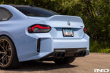 IND Painted Rear Reflector Set (Gloss Black) - BMW / G87 / M2