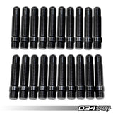 034Motorsport Bullet Nose Stud and Nut Bundles M14x1.5 Pitch (Pack of 20)