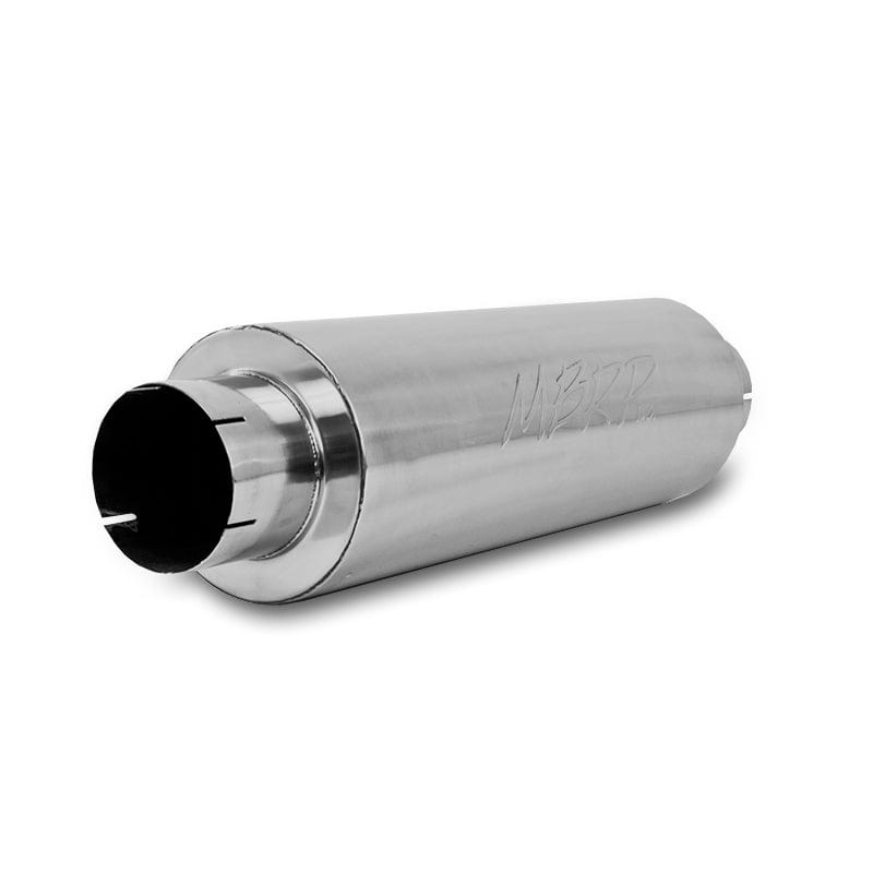 MBRP Universal Quiet Tone Muffler 5in Inlet /Outlet 8in Dia Body 31in Overall (T409)