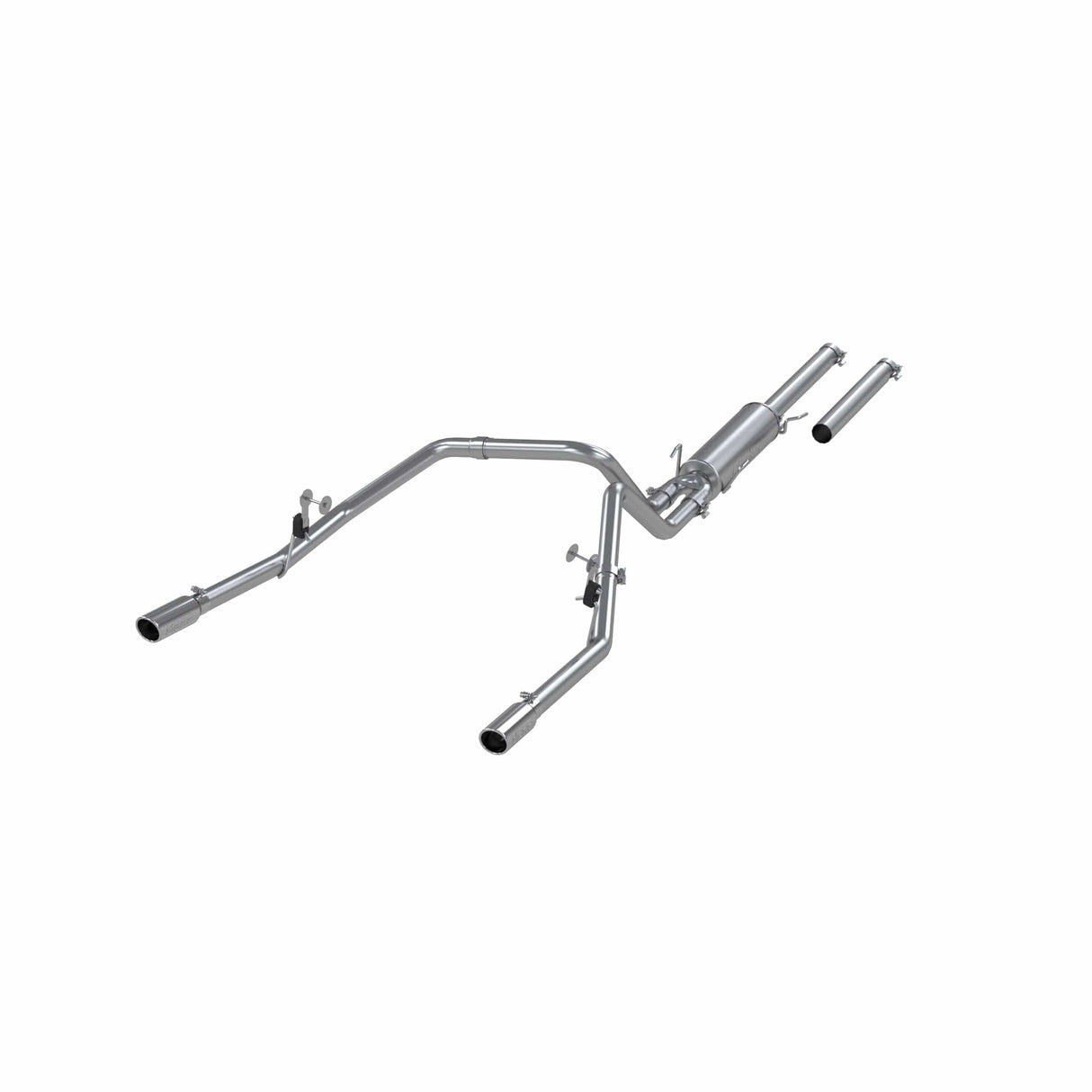 MBRP 2004-2005 Dodge Ram Hemi 1500 5.7L SC/CC-SB Cat Back Dual Split Rear