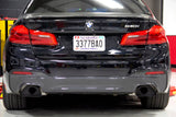 Dinan Free Flow Axle-Back Exhaust (Black Tips) - 2017-2023 BMW 540i