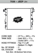 CSF Performance 07-12 Jeep Wrangler (JK) Heavy Duty (AT & MT) All-Aluminum Radiator