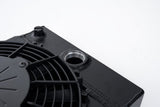 CSF Performance The KING Cooler - Ultimate Drag Race Radiator w/ SPAL Fan & Mounting Kit - Black