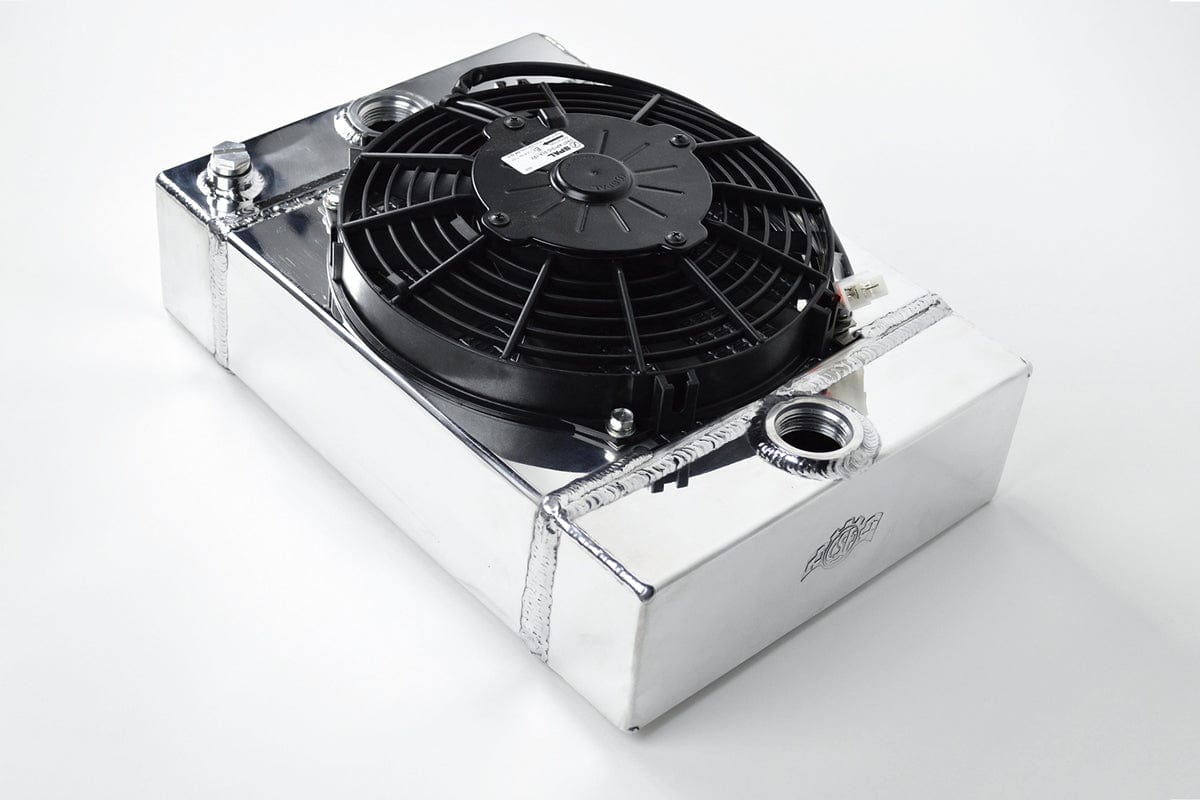 CSF Performance The KING Cooler - Ultimate Drag Race Radiator w/ SPAL Fan & Mounting Kit