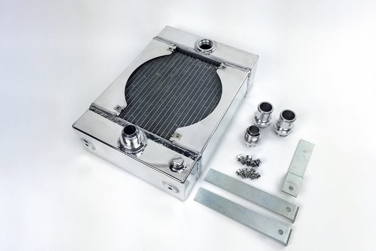 CSF Performance The KING Cooler - Ultimate Drag Race Radiator w/ SPAL Fan & Mounting Kit