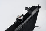 CSF Performance Mitsubishi Evo 4/5/6/7/8/9 Full Size Slim Radiator w/ 12in SPAL Fan - Black