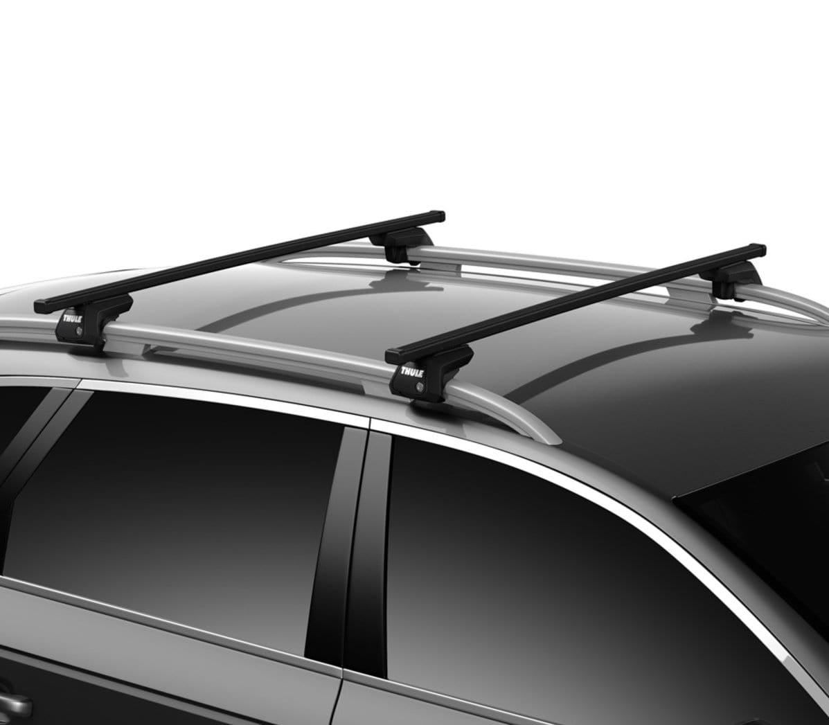Thule SquareBar Evo 135 - VW / Audi / Porsche / BMW / Mercedes (check fitment for your model)