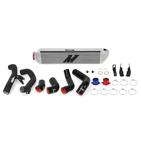 Mishimoto 2016+ Honda Civic 1.5T / 2017+ Honda Civic Si Silver Intercooler Kit w/Black Pipes