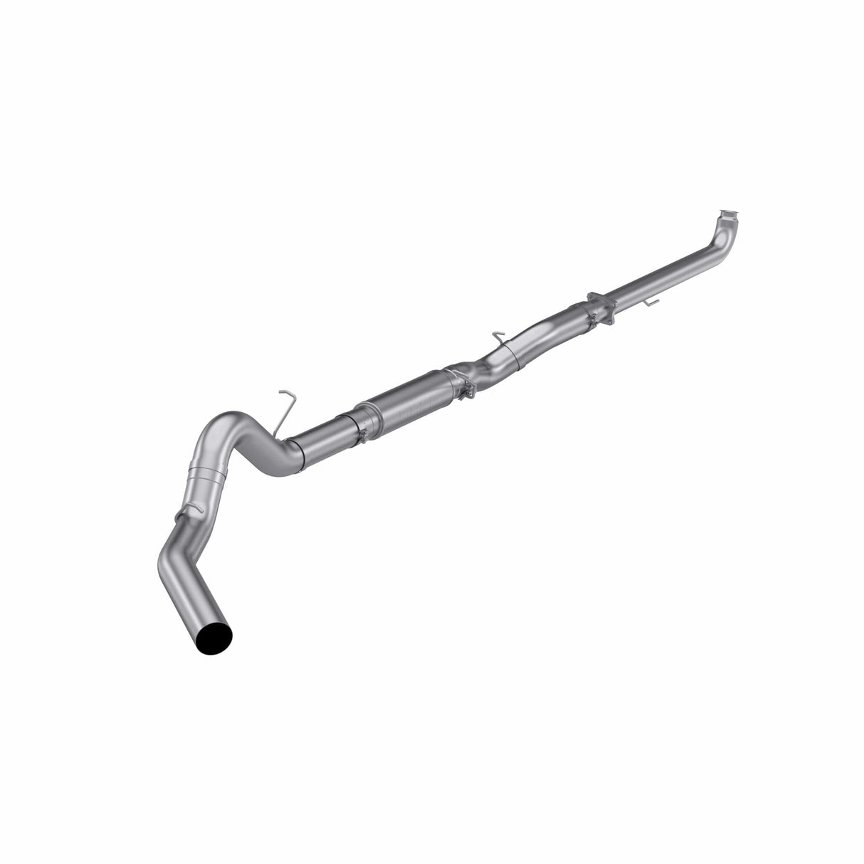 MBRP 01-04 Chevrolet/GMC 2500/ 3500 6.6L Duramax 5in Downpipe-Back Single Side Exit (Aluminum)