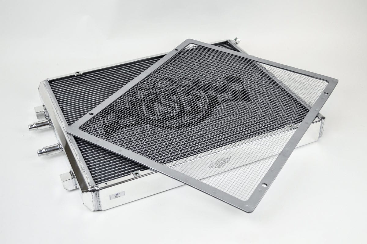 CSF Performance BMW F8X M3/M4 Front Mount Heat Exchanger w/ rock guard - Silver