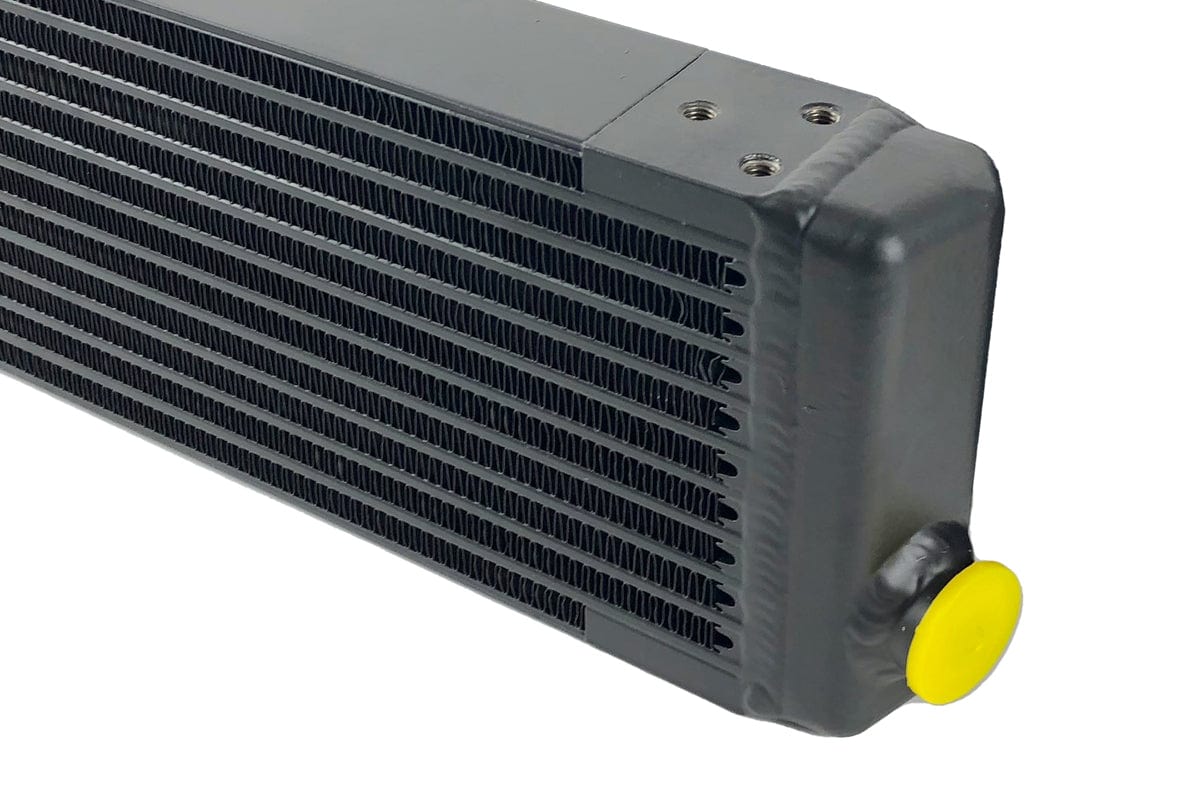 CSF Performance Universal Single-Pass Oil Cooler / RSR Porsche / M22 x 1.5 / 24L x 5.75H x 2.16W
