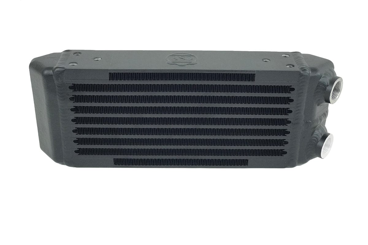 CSF Performance Universal Dual-Pass Oil Cooler - M22 x 1.5 connections - 13L x 4.75H x 2.16W