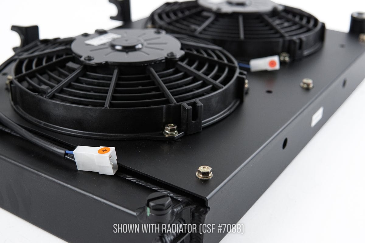 CSF Performance Porsche 944 All-Aluminum Fan Shroud w/ Dual 9-inch SPAL Fan