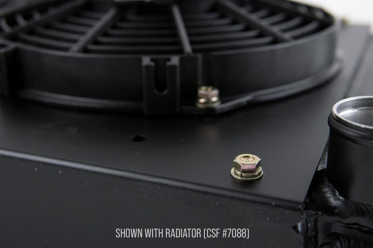 CSF Performance Porsche 944 All-Aluminum Fan Shroud w/ Dual 9-inch SPAL Fan