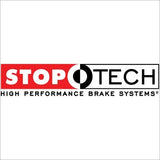 Stoptech 2 Piece Aero Brake Rotor and Hat Pair, Front Drilled Zinc Coated - Audi / B7 / RS4 (365mm)