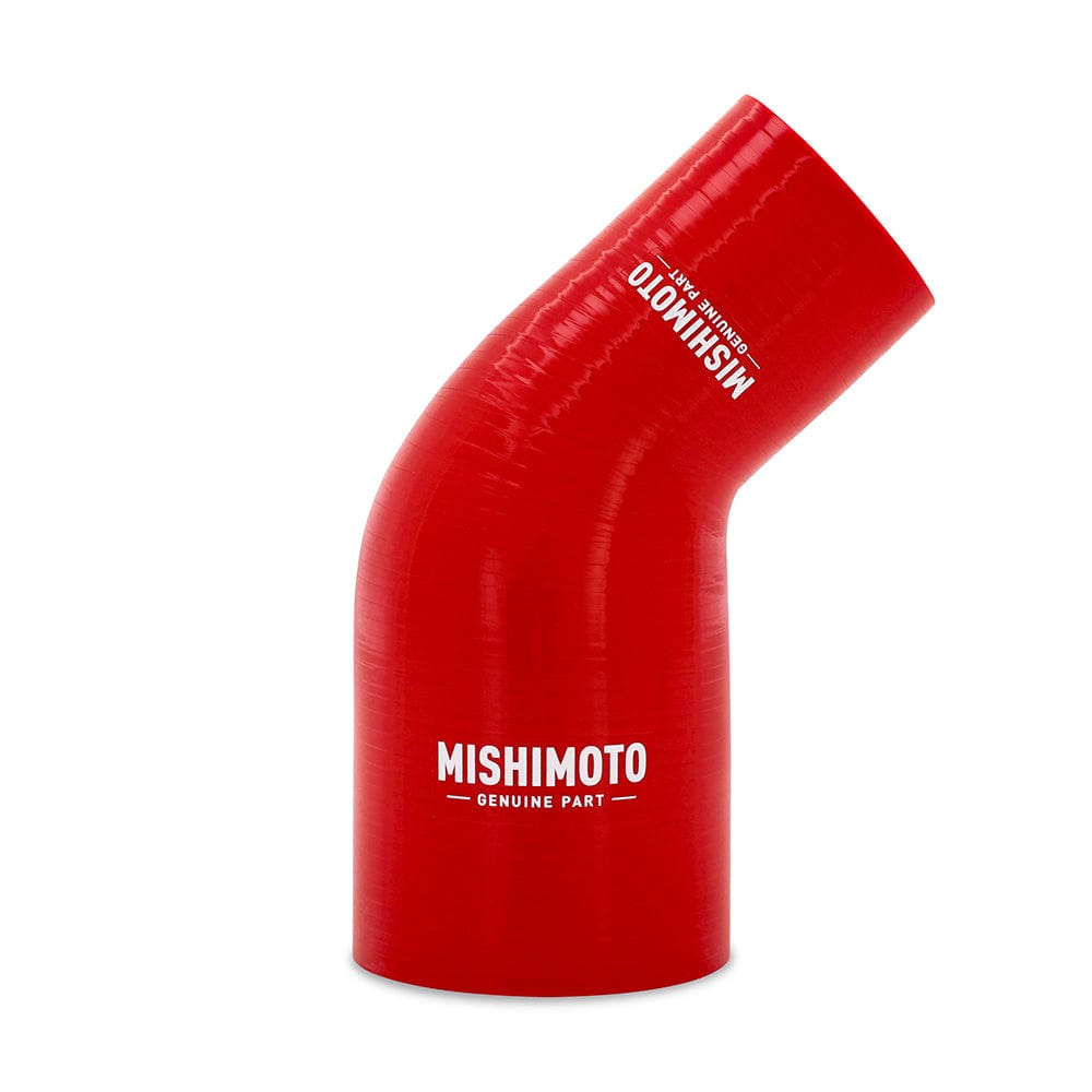 Mishimoto 45-Degree Silicone Transition Coupler, 1.75-in to 2.50-in, Red