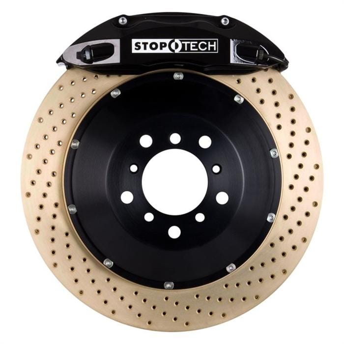 STOPTECH BIG BRAKE KIT - BLACK - ST-40 - 355X32MM - FRONT - CROSS DRILLED - ZINC PLATED