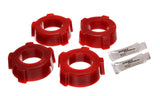 Energy Suspension Universal Red Tie Rod Dust Boots Octagon Base