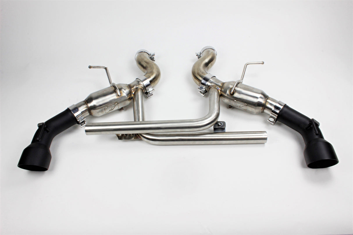 Mishimoto Chevrolet Camaro SS Dual Tip Race Axleback Exhaust, 2016+, Black