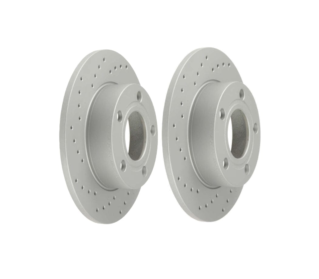Cross-Drilled Rear Rotors (245x10mm) - A4 Quattro 97-01