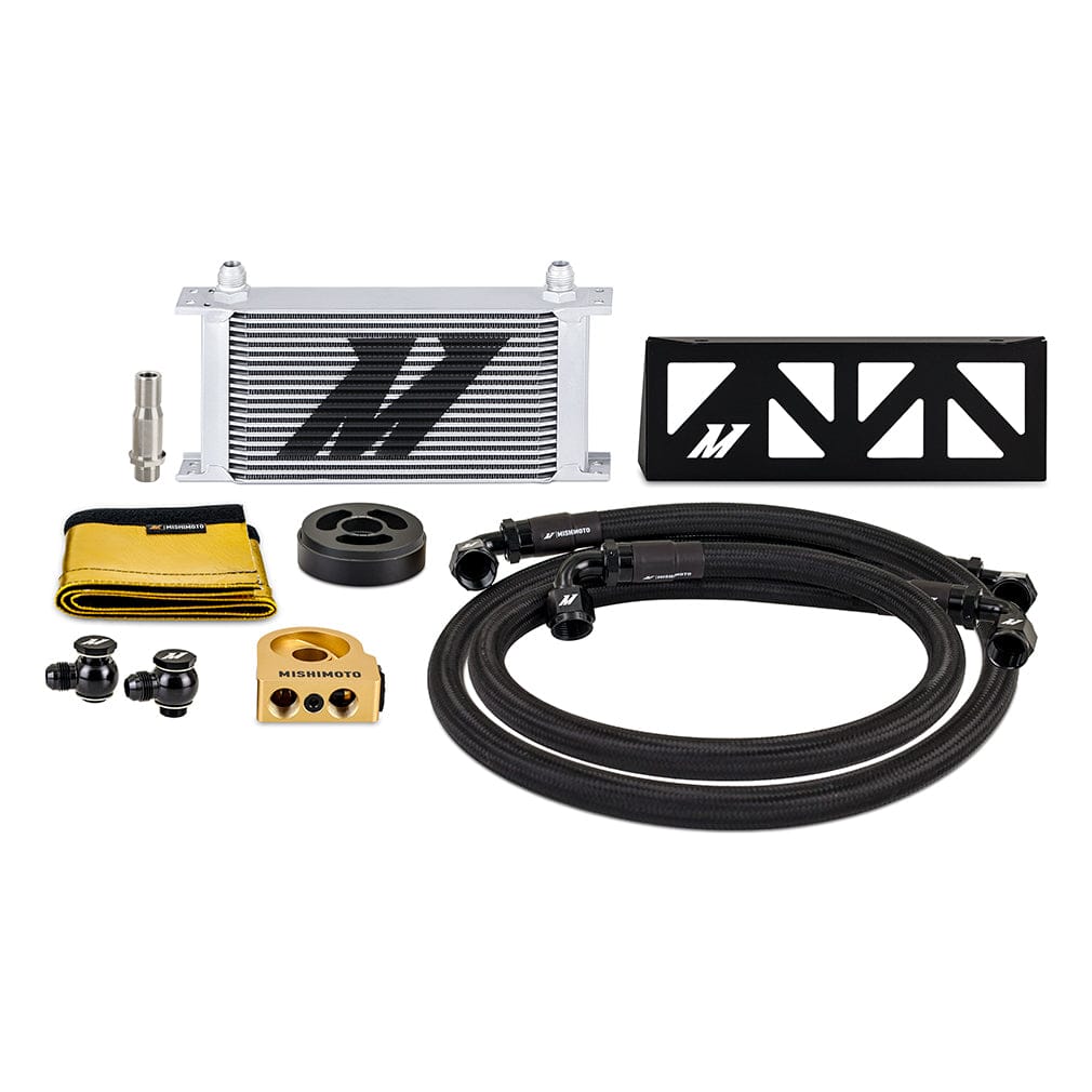 Mishimoto Oil Cooler, Fits Subaru BRZ/Toyota GR86 2022+, Thermostatic, Silver Cooler