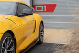 Dinan Side Skirts (Carbon Fiber) - Toyota / A90 / A91 / GR Supra