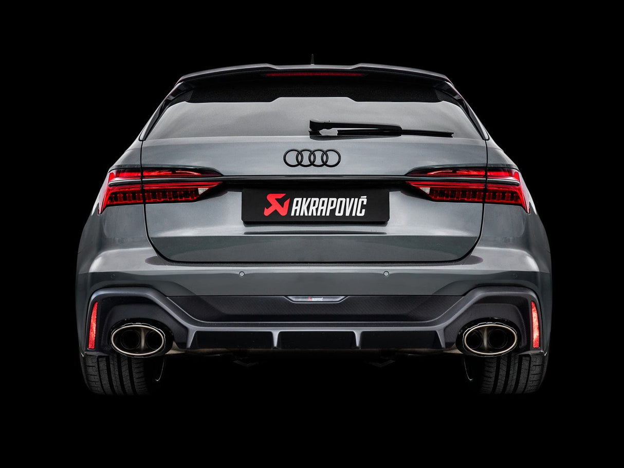 Akrapovic Evolution Line Cat Back Exhaust(Titanium) w/ Link Pipes - Audi / C8 / RS6 / RS7
