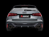 Akrapovic Evolution Line Cat Back Exhaust(Titanium) w/ Link Pipes - Audi / C8 / RS6 / RS7