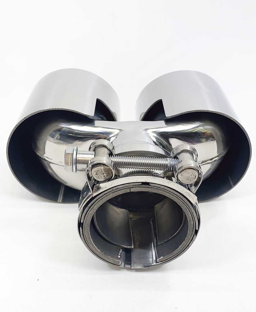 Racing Dynamics Twin Tailpipe Tip - Porsche Boxster, Boxster S / Cayman, Cayman S