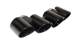 Racing Dynamics Sport Quad Style Tailpipe Tips (Black) - Porsche 991 911 3.6L/3.8L