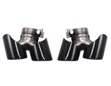 Racing Dynamics Sport Quad Style Tailpipe Tips (Black) - Porsche 991.2 911 3.6L/3.8L