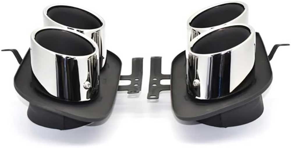 Racing Dynamics Tail Pipe Tips (Chrome) - Porsche 992 911