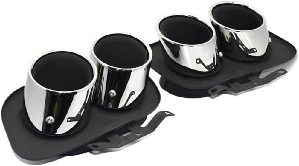 Racing Dynamics Tail Pipe Tips (Chrome) - Porsche 992 911
